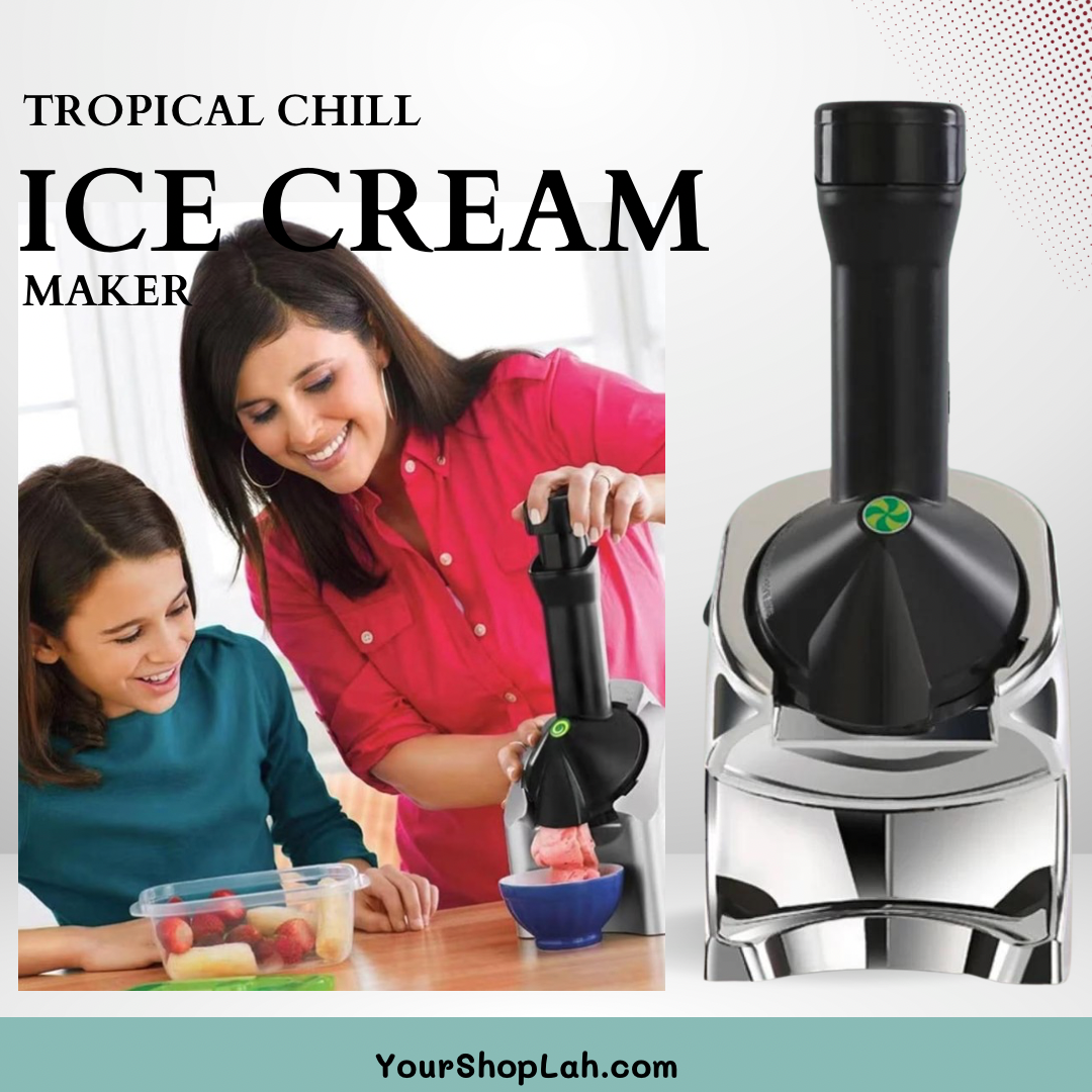 Tropical Chill Soft-Serve Ice Cream Maker