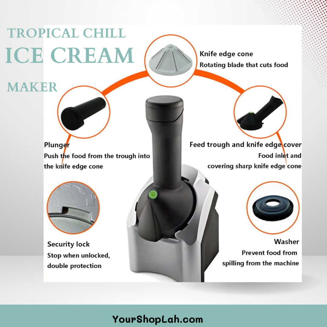 Tropical Chill Soft-Serve Ice Cream Maker