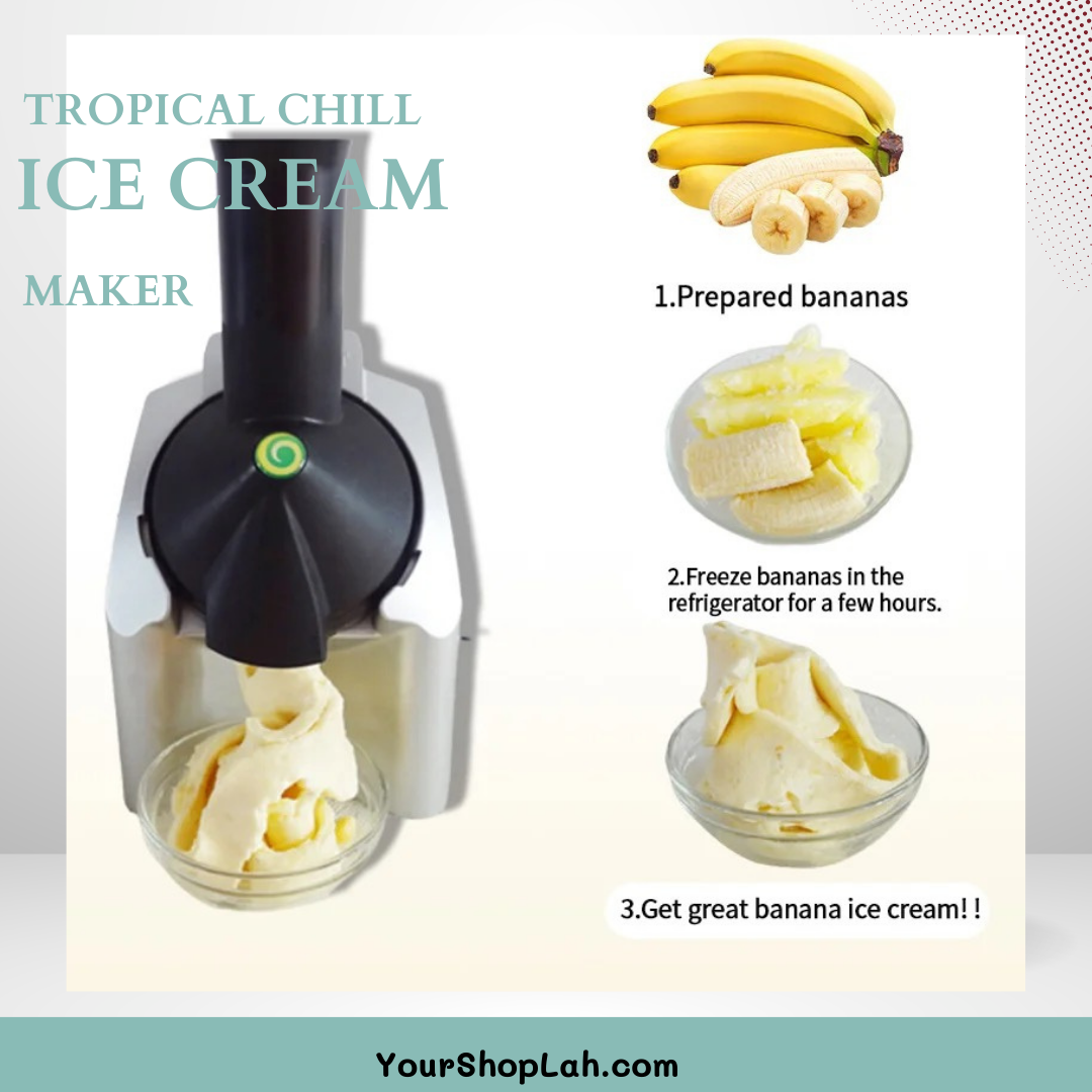 Tropical Chill Soft-Serve Ice Cream Maker